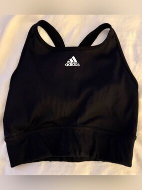 LIKE NEW: Adidas Black Racerback Sports Bra